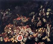 RECCO, Giuseppe Natura Morta con Frutta e Fiori oil on canvas